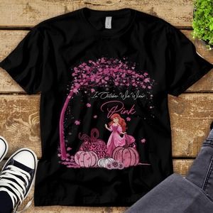 Ariel Disney The Little Mermaid IOWW Pink Unisex Tee Adult T-shirt Kid Shirt